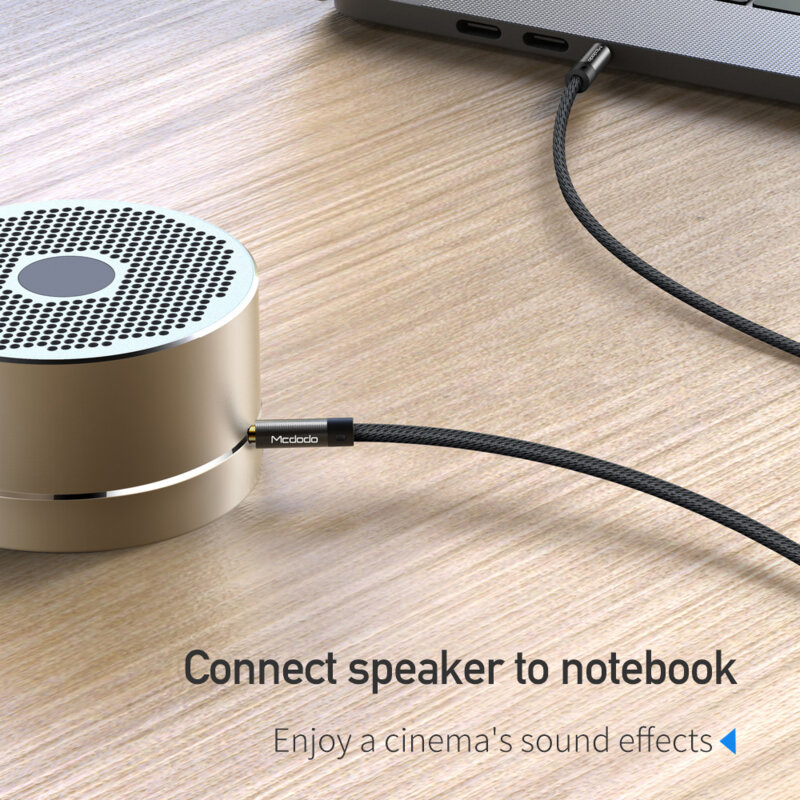 Cablu audio Jack 3.5mm Mcdodo CA-6640, 1.2m, negru