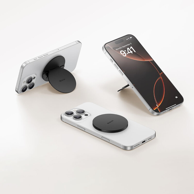 Suport telefon magnetic reglabil din piele, Mcdodo MR-7910