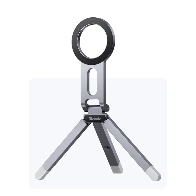 Suport magnetic telefon din aliaj aluminiu, Mcdodo TB-6210, gri