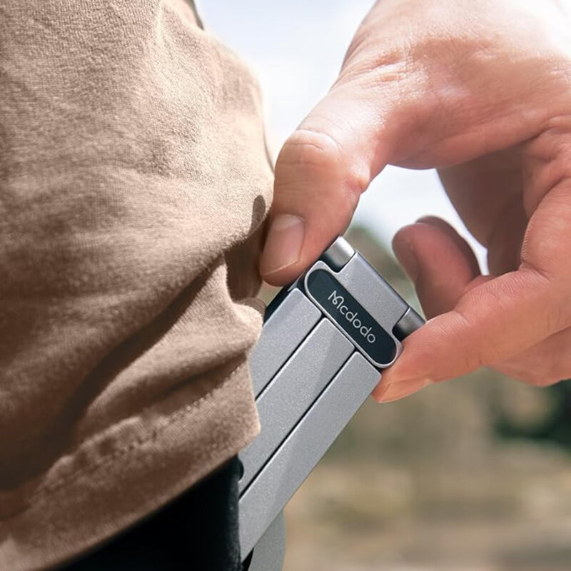 Suport magnetic telefon din aliaj aluminiu, Mcdodo TB-6210, gri