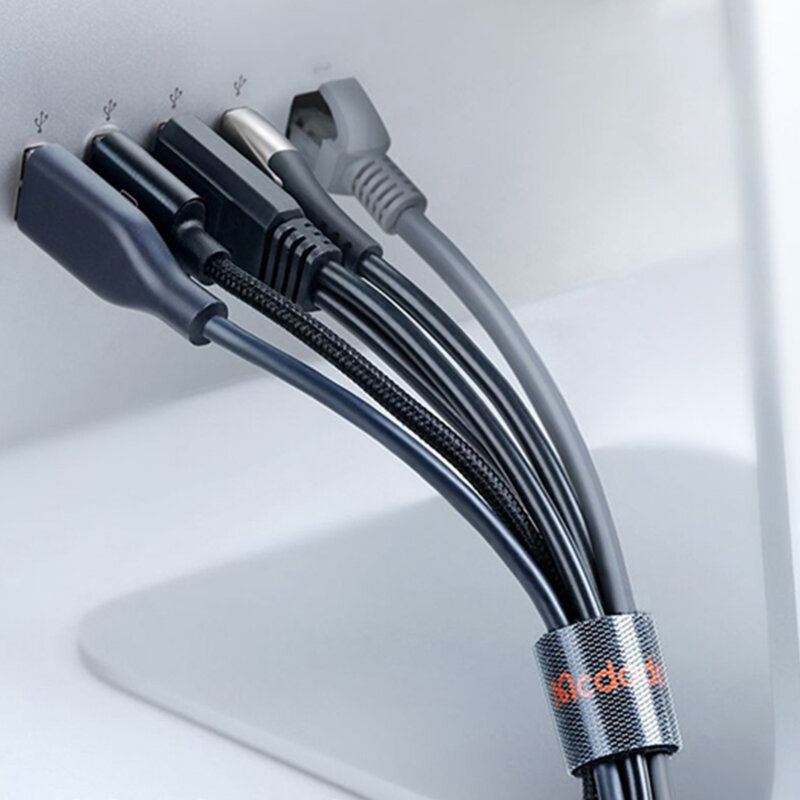 Banda organizare cabluri velcro, Mcdodo VS-0961, 3m, negru