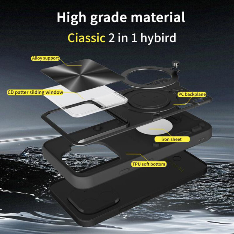 Husa Xiaomi 15T Pro Techsuit CamGuard Pro, rosu