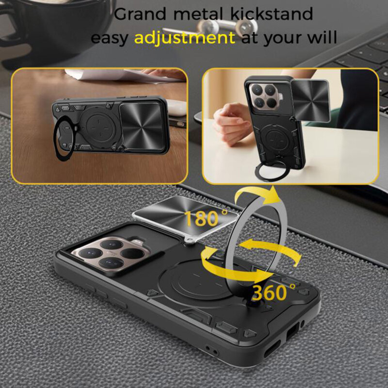 Husa Xiaomi 15T Pro Techsuit CamGuard Pro, rosu