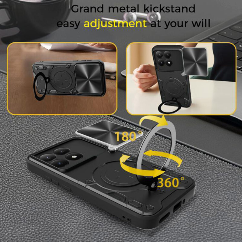 Husa Xiaomi 15T Techsuit CamGuard Pro, mov