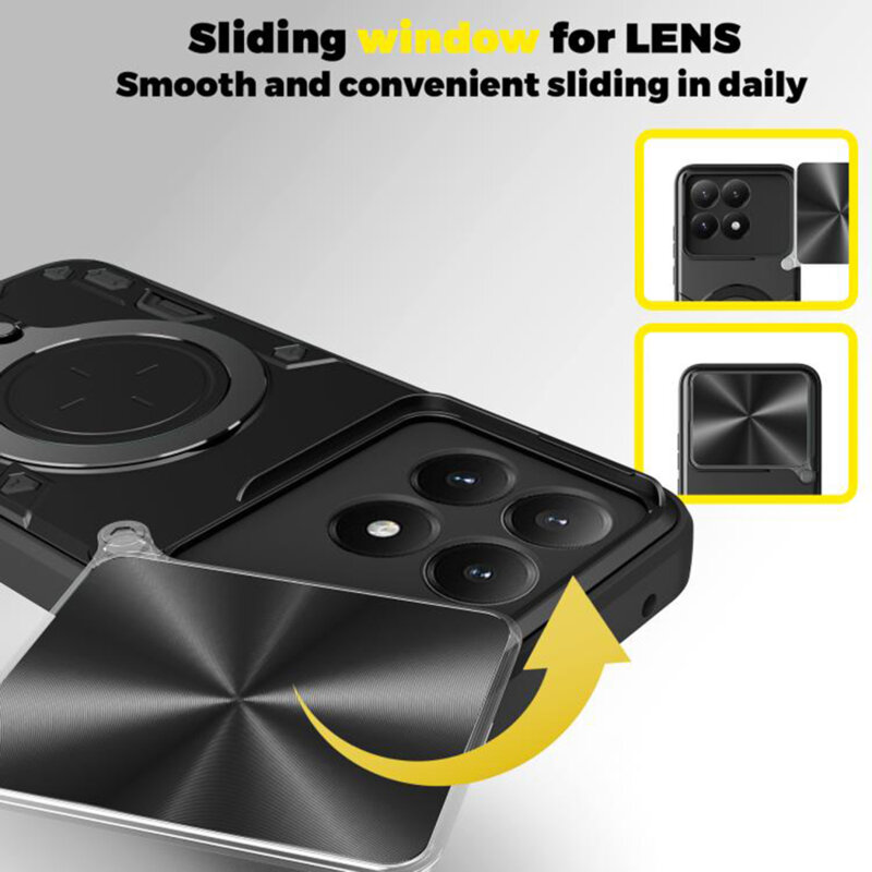 Husa Xiaomi 15T Techsuit CamGuard Pro, mov