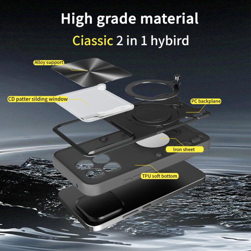 Husa Xiaomi 15T Techsuit CamGuard Pro, mov