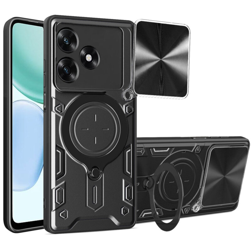 Husa Honor X5c Plus Techsuit CamGuard Pro, negru