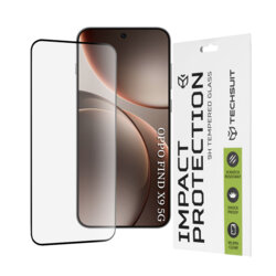Folie sticla Oppo Find X9 Techsuit 111D Full Glue Full Cover, negru