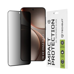 Folie sticla Oppo Find X9 Techsuit 111D Privacy Full Glue, negru