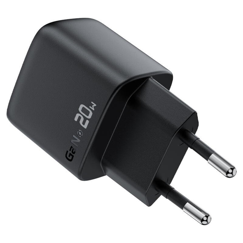 Incarcator GaN Type-C + cablu, Fast Charge Acefast A113, 20W, negru