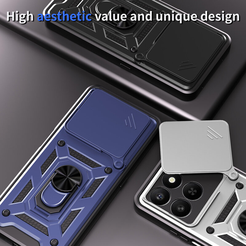 Husa Honor X5c Plus protectie camera Techsuit CamShield Series, roz