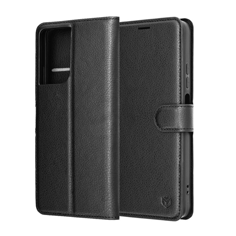 Husa Motorola Moto G06 Techsuit Leather Folio, negru