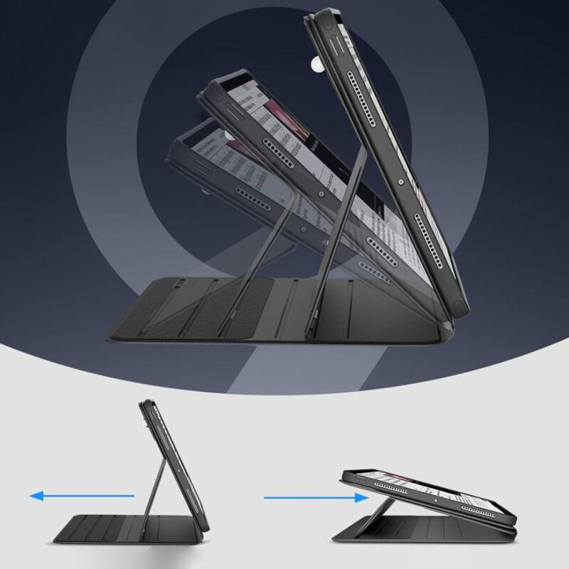 Husa iPad Pro 13 (2025) ESR Flip Hybrid Pen, negru