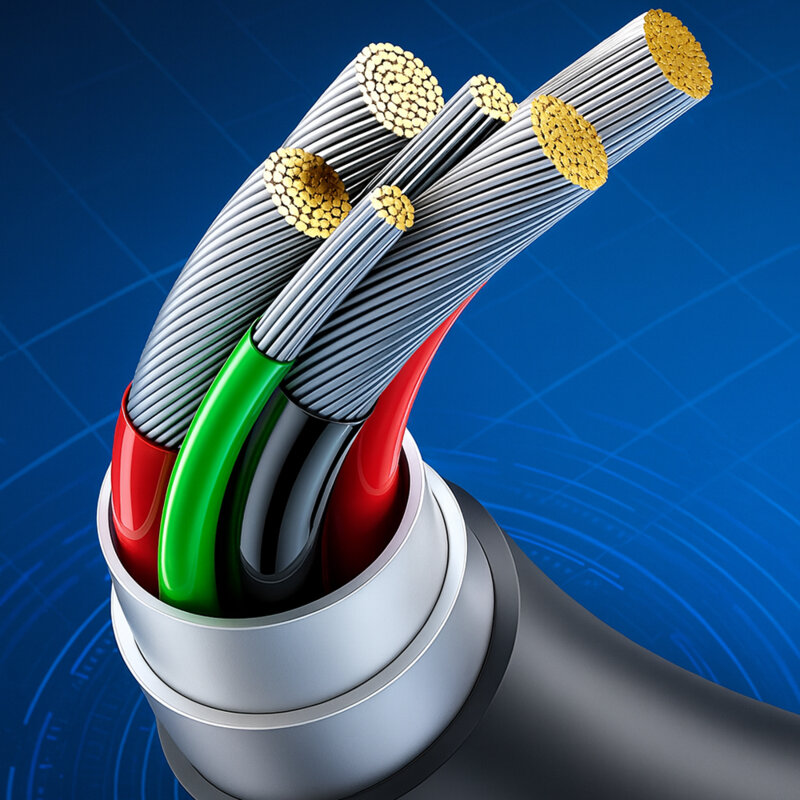 Cablu de date 3 in 1, 3.5A, 0.5m Baseus, alb, P10320105221-01