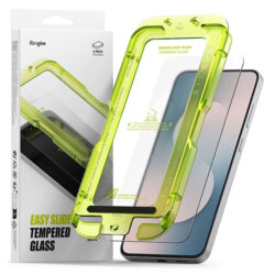 [Pachet 2x] Folie sticla Samsung Galaxy S25 FE Ringke Easy Slide Tempered Glass, transparenta
