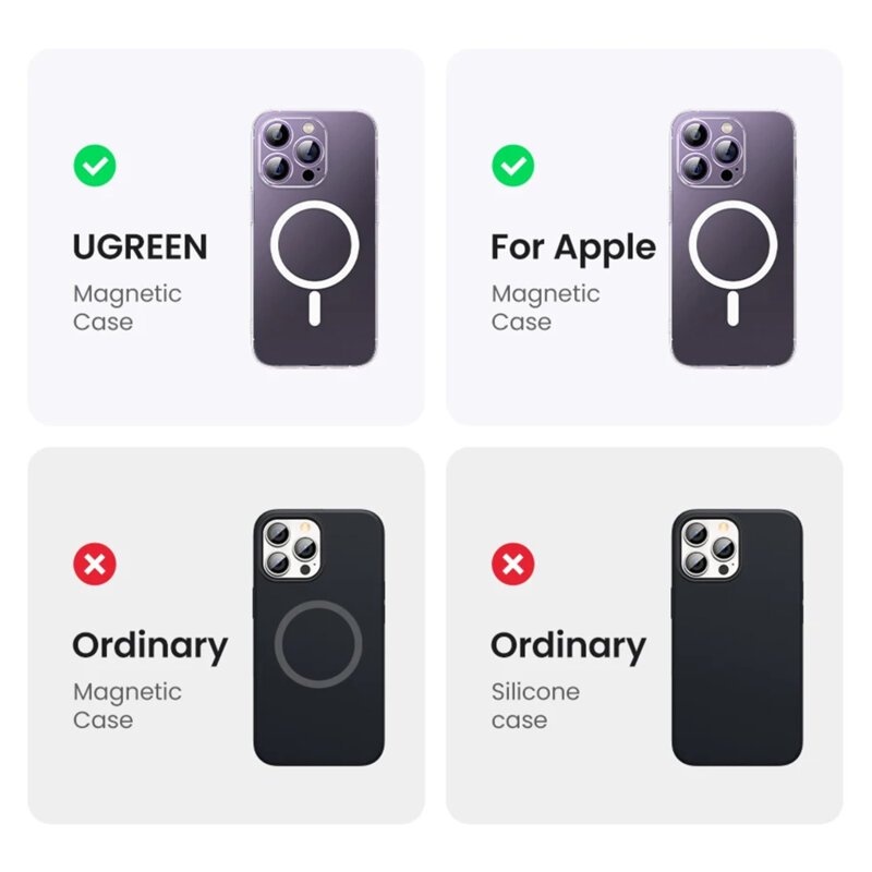 Power bank wireless 15W, 10000mAh, PD30W Ugreen, gri, 45763