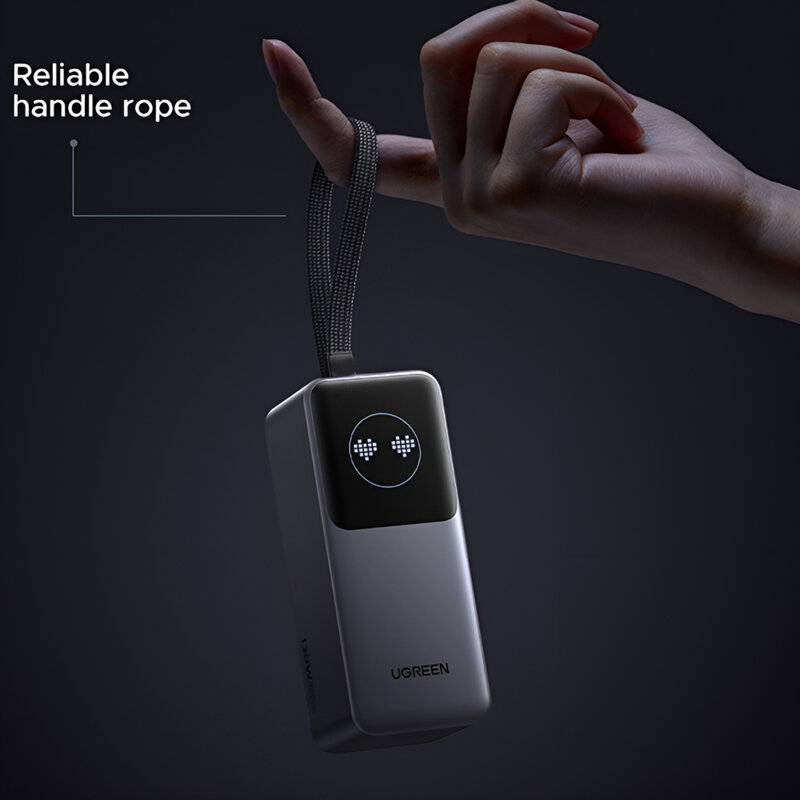 Baterie externa Fast Charge ecran LED, 20000mAh, 130W Ugreen, 55365B