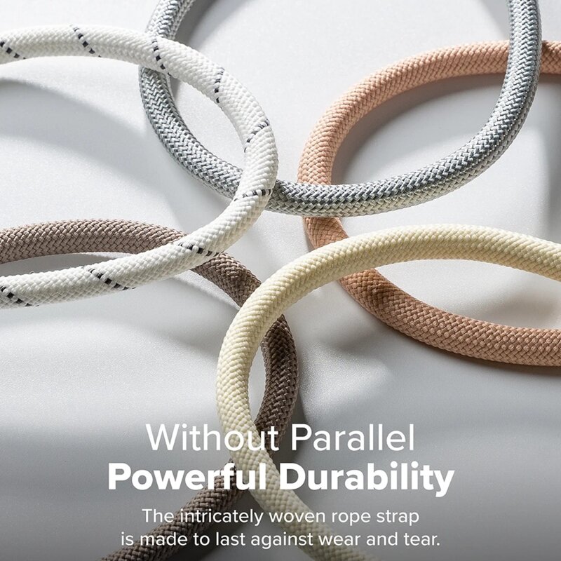 Snur mana, lanyard pentru telefon Ringke Link Flow P-Type, gri