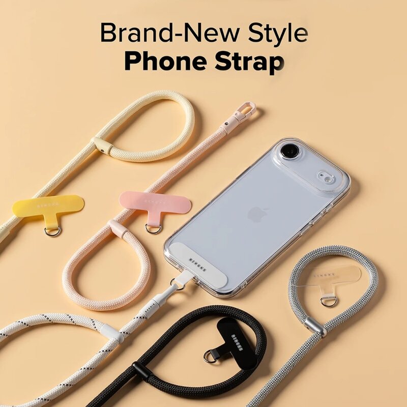 Snur, lanyard pentru telefon Ringke Link Flow P-Type, alb