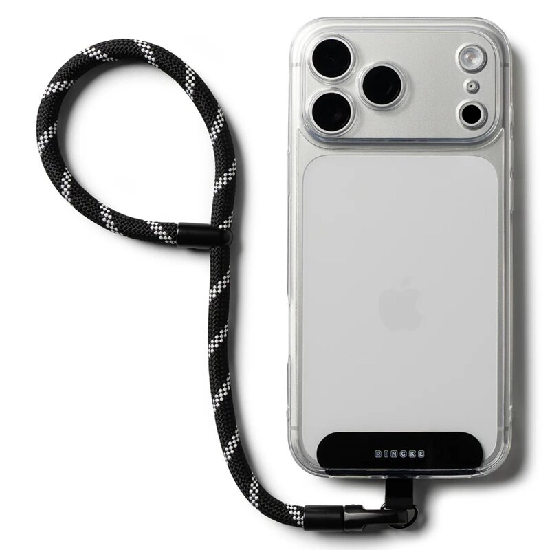 Snur, lanyard pentru telefon Ringke Link Flow P-Type, negru