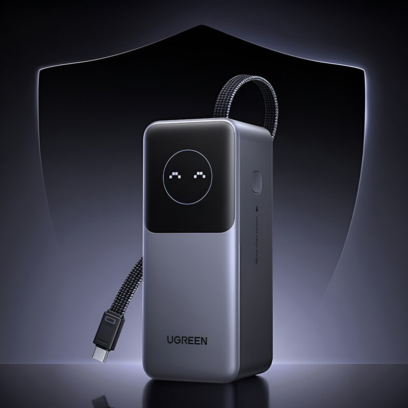 Baterie externa Fast Charge ecran LED, 20000mAh, 130W Ugreen, 55365B