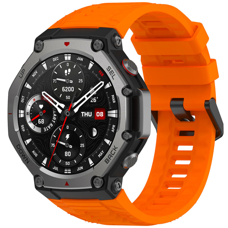 Curea Amazfit T-Rex 3 Techsuit, portocaliu, W067