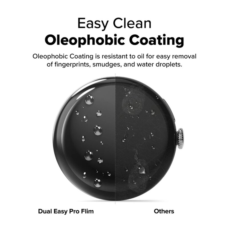 [Pachet 2x] Folie Google Pixel Watch 4 41mm Ringke Dual Easy Pro Film, transparenta