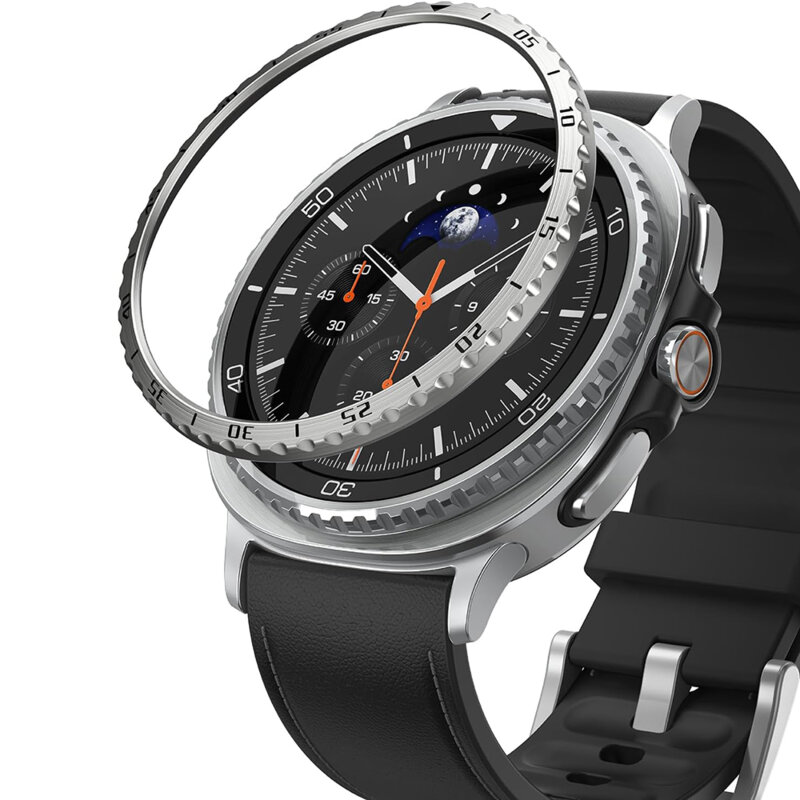 Rama Samsung Galaxy Watch8 Classic Ringke Inner Bezel Styling, argintiu