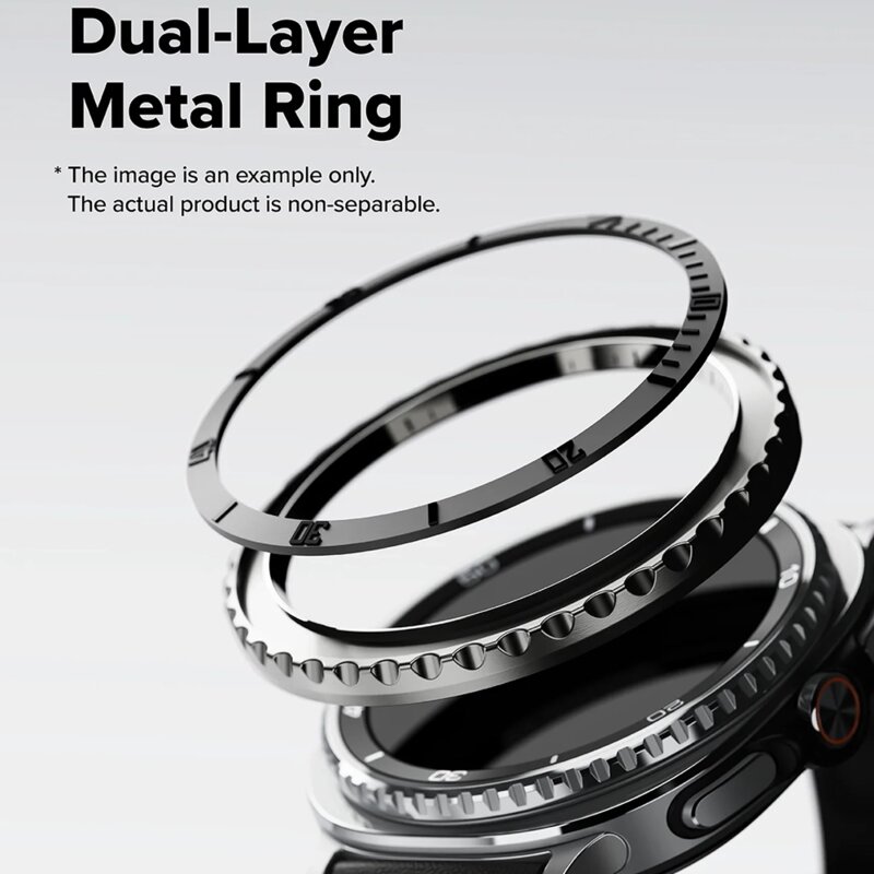 Rama Samsung Galaxy Watch8 Classic Ringke Premium Bezel Styling, negru