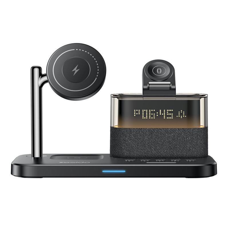 Statie de incarcare wireless MagSafe Yesido DS37, 25W, negru