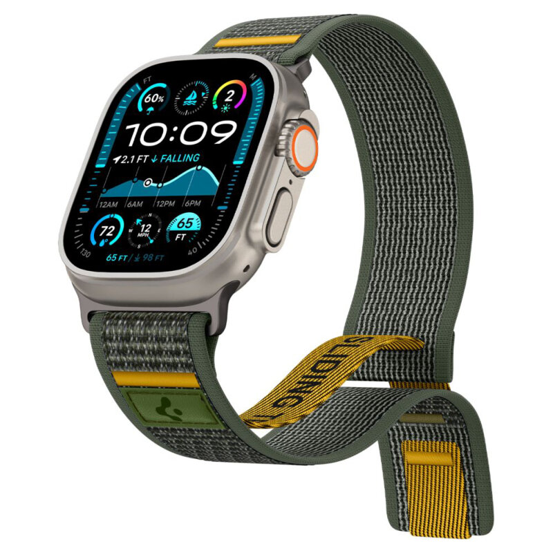 Curea Apple Watch Ultra 3 Spigen Athlex Air, verde