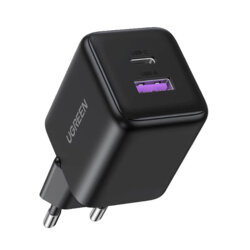 Incarcator tip C, USB, GaN, Fast Charge Ugreen, negru, 65014