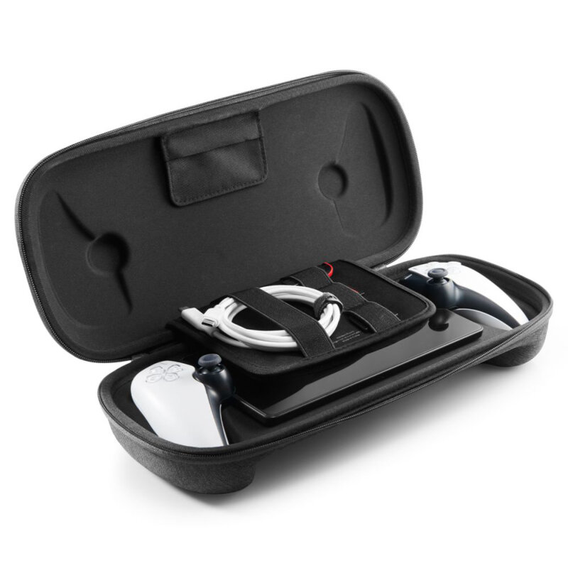 Husa transport consola Sony Playstation Portal Remote Spigen Klasden, gri