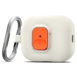 Husa Apple AirPods Pro 3 Spigen Nano Pop, holder, bej / portocaliu