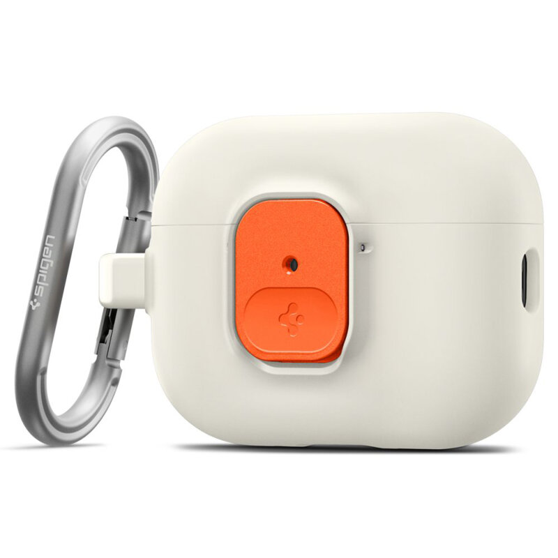 Husa Apple AirPods Pro 3 Spigen Nano Pop, holder, bej / portocaliu