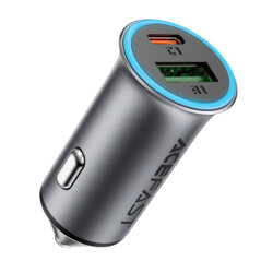 Incarcator auto Fast Charge USB, Type-C, 95W Acefast B16