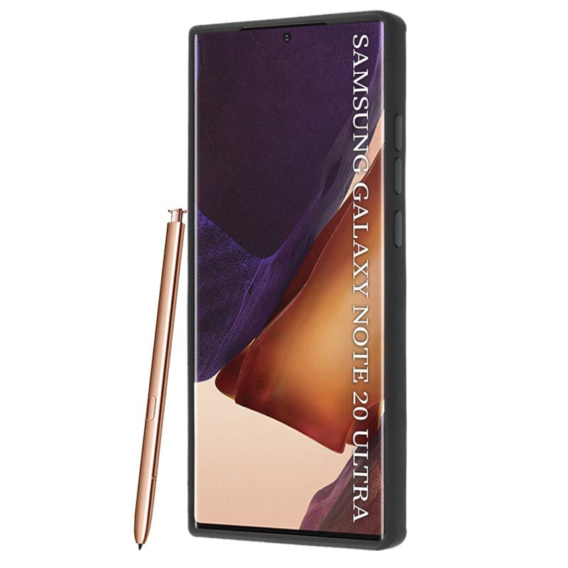 Husa Samsung Galaxy Note 20 Ultra Techsuit Glinth Cu Inel Suport Stand Magnetic - Negru