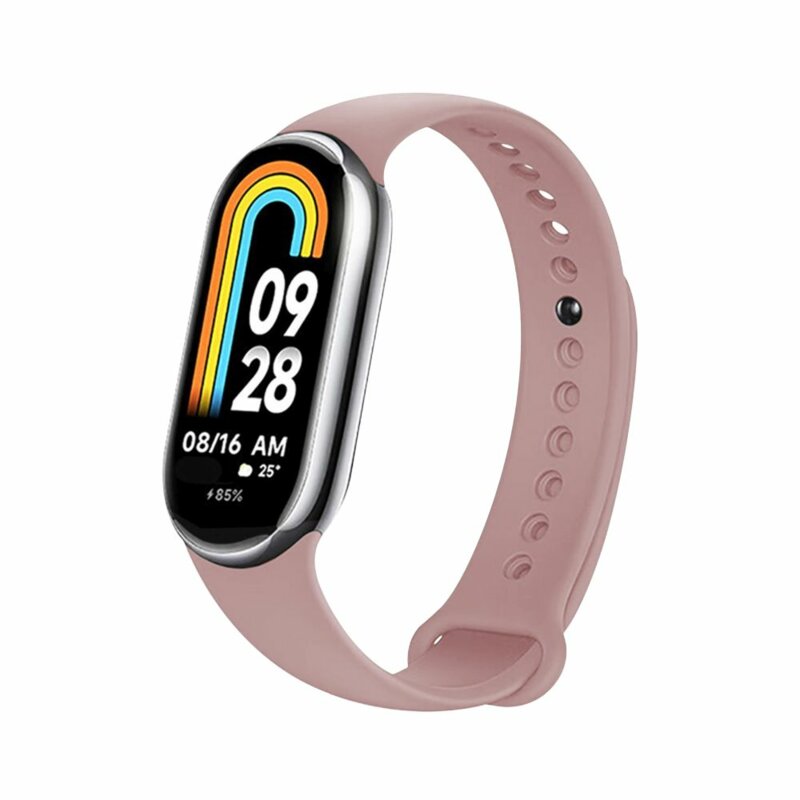 Curea Xiaomi Smart Band 10 Fixed Silicone Strap Set, roz