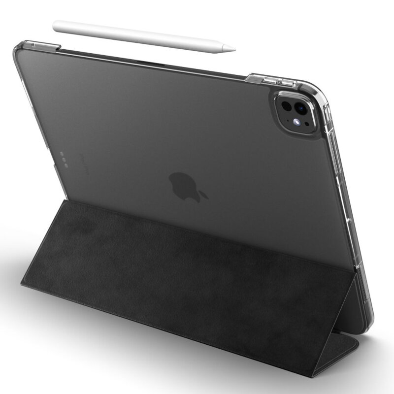 Husa iPad Pro 13 (2025) Spigen Liquid Air Folio, negru