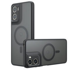 Husa Motorola Moto G06 Techsuit PureFrost MagSafe, negru frost