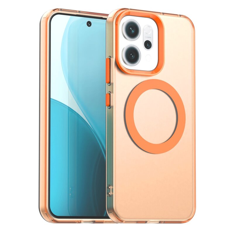 Husa Oppo Reno14 Techsuit CandyCase MagSafe, portocaliu