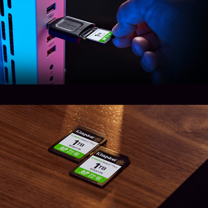 Card memorie 64GB Kingston Canvas Select Plus, SDCS3/64GBSP