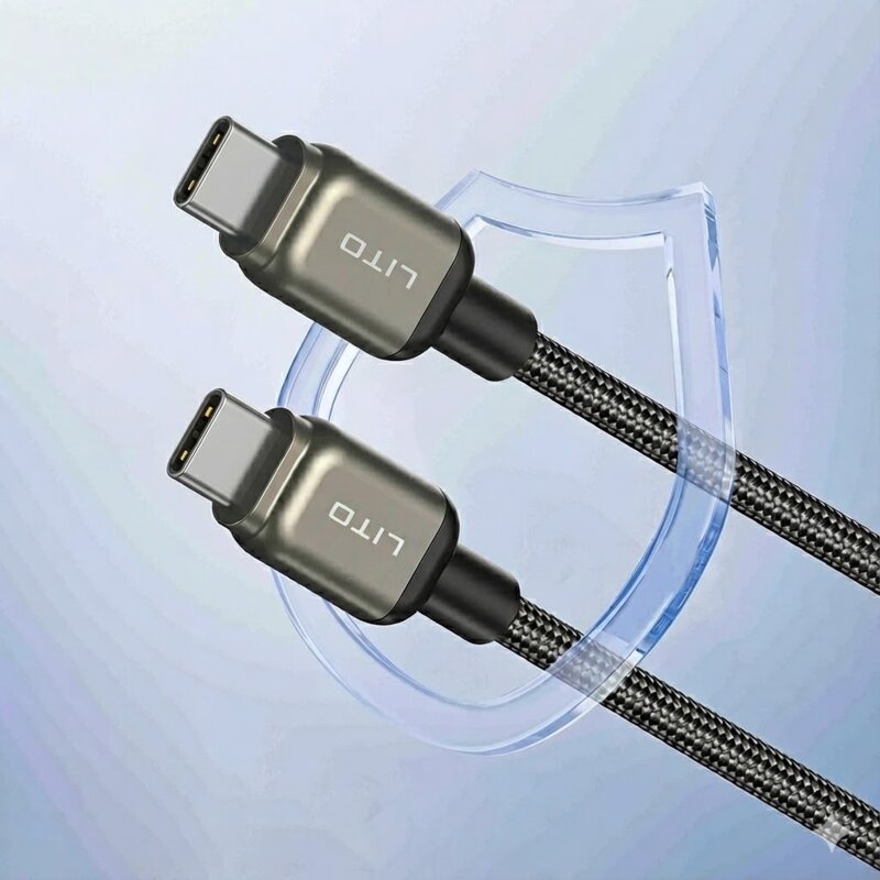 Cablu de date Fast Charging Type-C la Type-C Lito, LD17