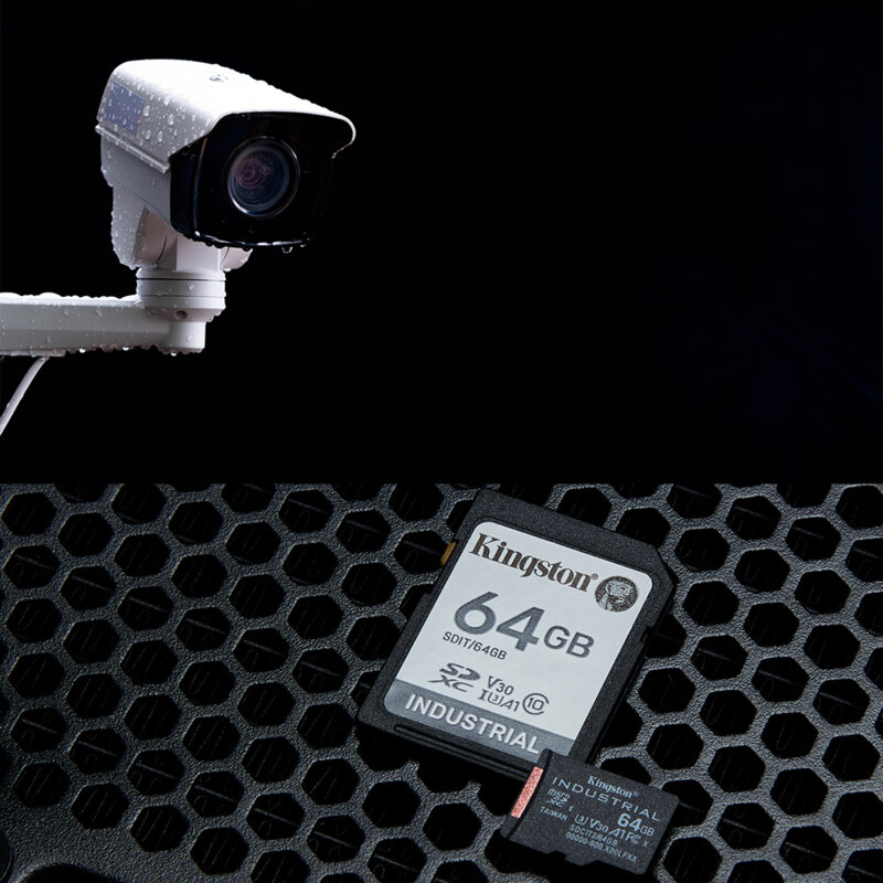 Card MicroSDHC 32GB cu adaptor SD Kingston Industrial, SDCIT2/32GB