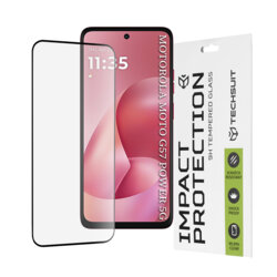 Folie sticla Motorola Moto G57 Power Techsuit 111D Full Glue Full Cover, negru
