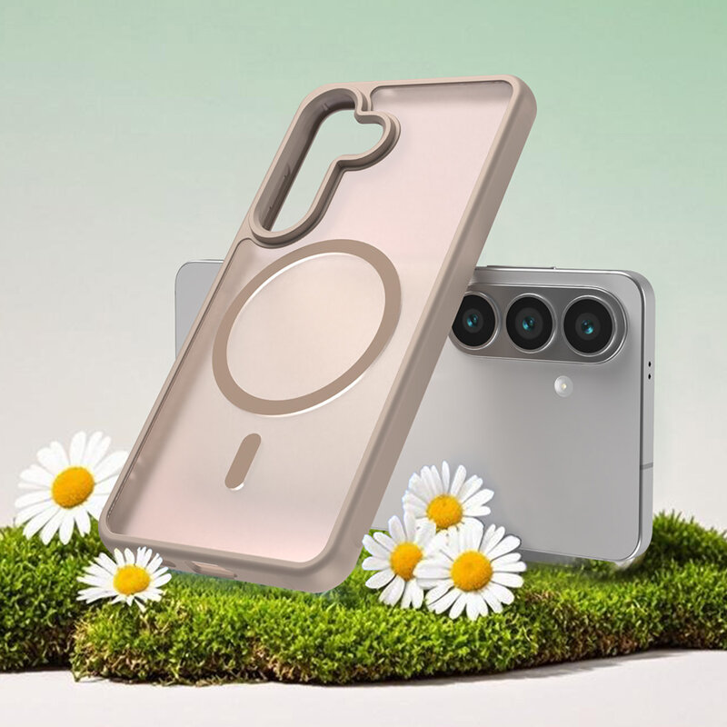 Husa Samsung Galaxy S26 Techsuit HaloFrost II MagSafe, auriu