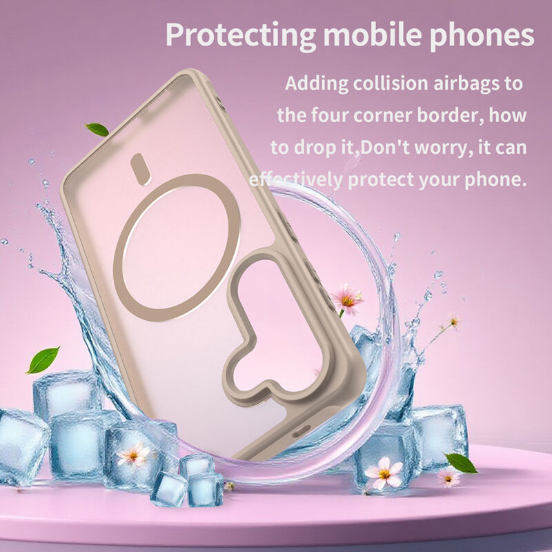 Husa Samsung Galaxy S26 Techsuit HaloFrost II MagSafe, auriu