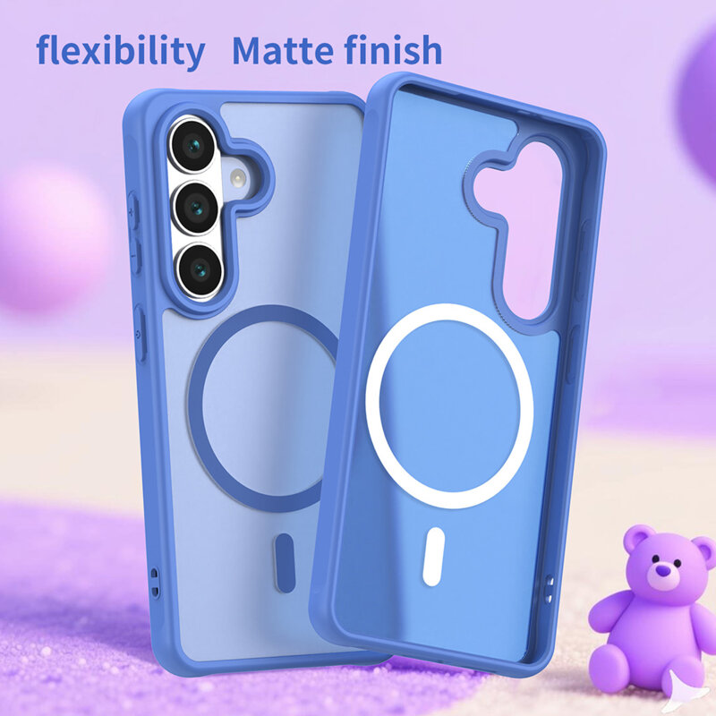 Husa Samsung Galaxy S26 Techsuit HaloFrost II MagSafe, albastru