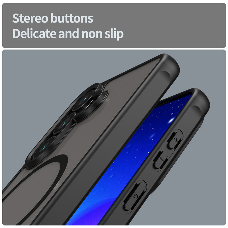 Husa Samsung Galaxy S26 Techsuit HaloFrost II MagSafe, negru