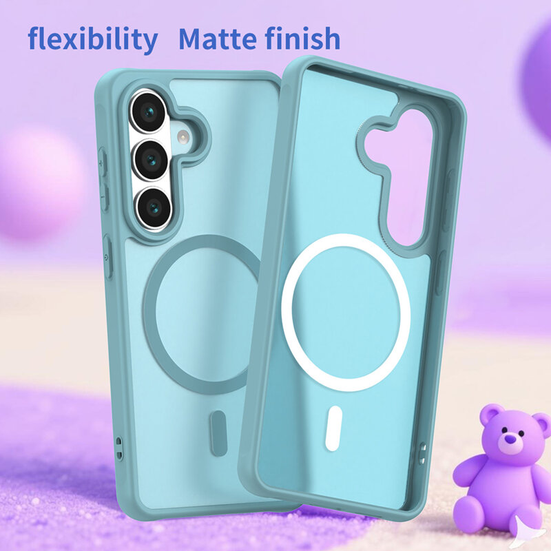 Husa Samsung Galaxy S26 Techsuit HaloFrost II MagSafe, verde menta